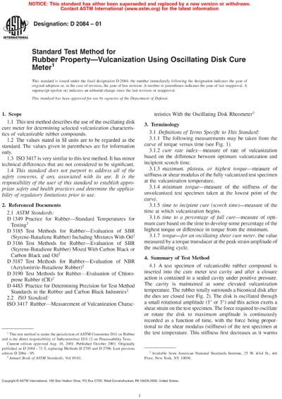 Rubber vulcanizing Tester services|ASTM D2084 Standard Test Method for Rubber Vulcanization .